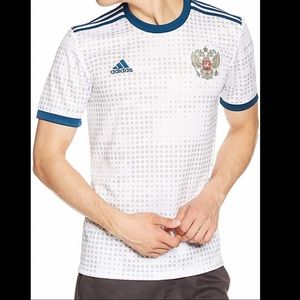 Adidas 3XL Russia white away jersey 2018 World Cup